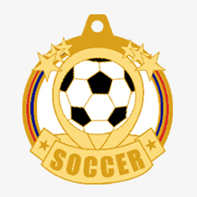 Cut-out Soccer Medals
