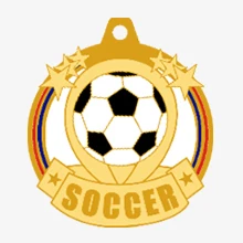 Cut-out Soccer Medals