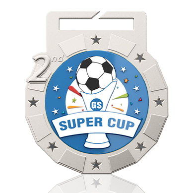 Super Cup Soccer 2nd Place Medal