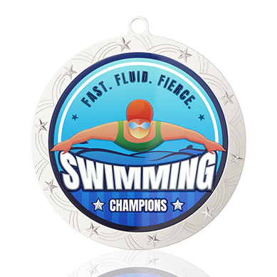 Fast & Fierce Swim Medal