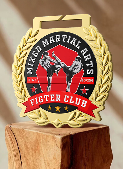 Mixed Martial ARTS Figter Club Medal