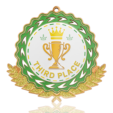 Third Place Award Medals