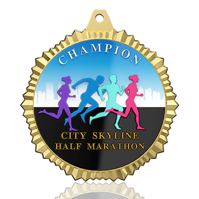 Custom Half Marathon Medal