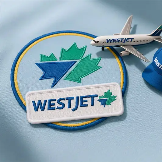 WestJet Custom Patches WestJet Custom Patches