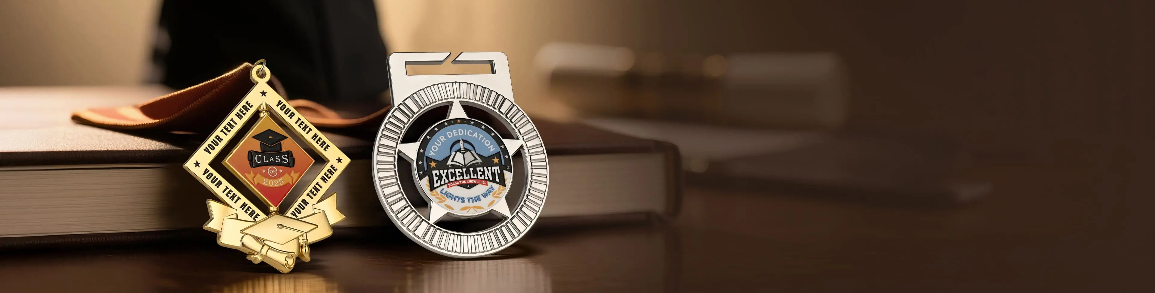 custom graduation medallions