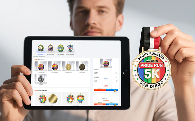 running medals