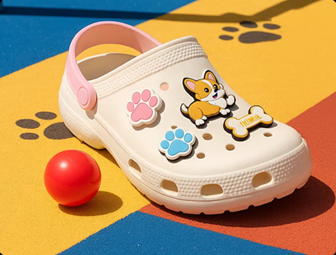 cute shoe charms series