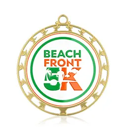 Beach Front 5K Medal Beach Front 5K Medal
