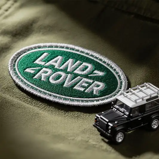 Land Rover Embroidered Name Patches