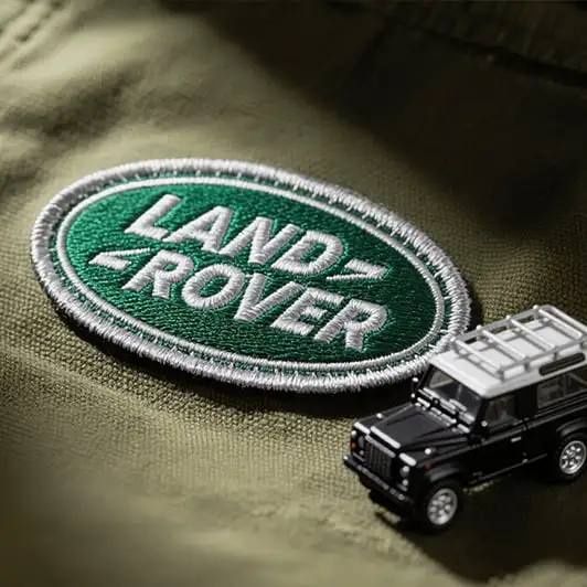 Land Rover Embroidered Name Patches Land Rover Embroidered Name Patches