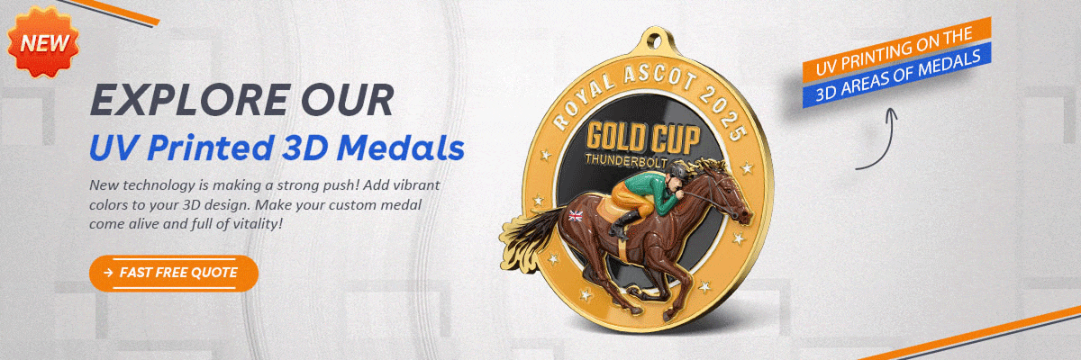 UV Printed 3D Medals