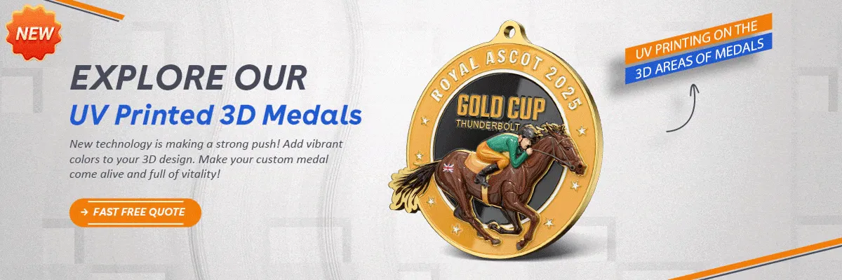 UV Printed 3D Medals UV Printed 3D Medals