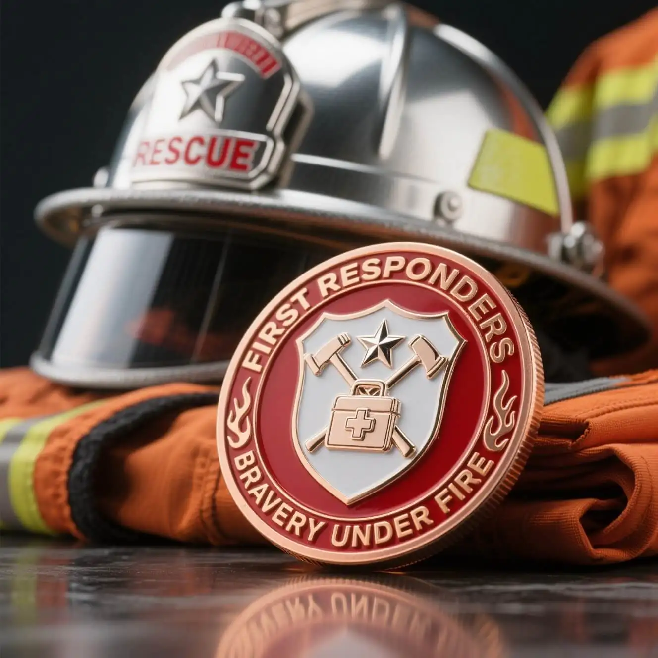 First Responders Custom Challenge Coins First Responders Custom Challenge Coins