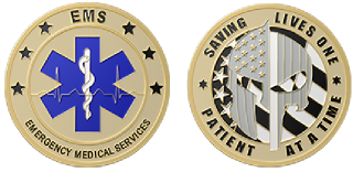 Emergency Medical Services Custom Coins