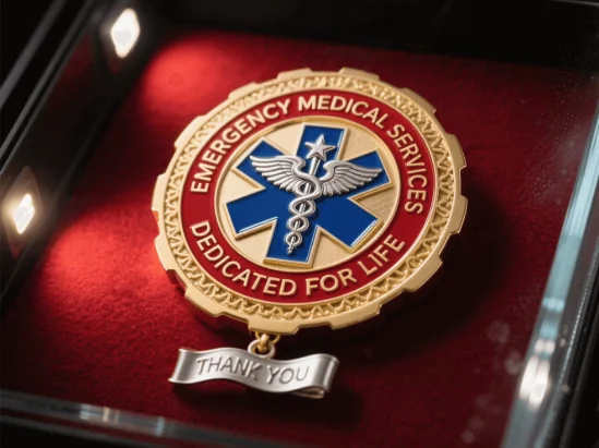 Custom EMS Challenge Coins Custom EMS Challenge Coins