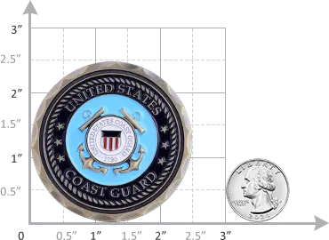 2.5" (63.5mm) Custom Coin