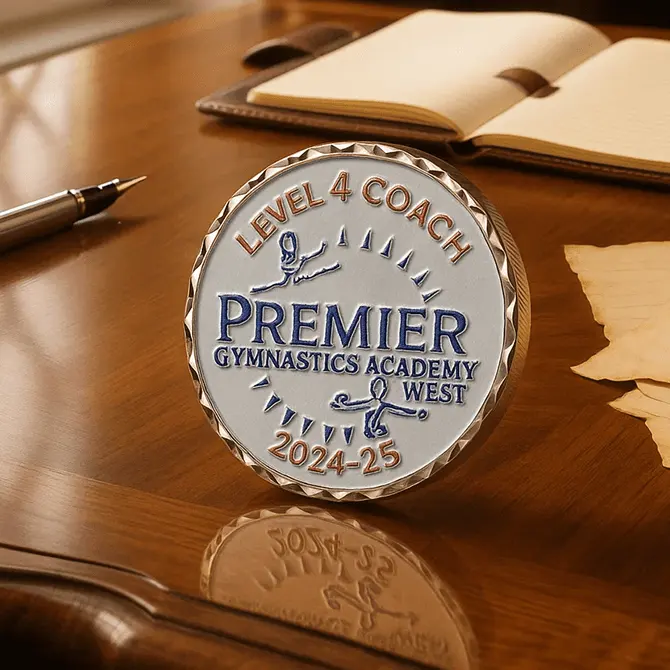 Premier Gymnastics Academy Coach Commemorative Coins