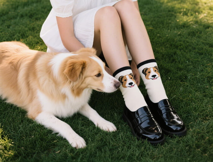 custom pet socks canada dog face