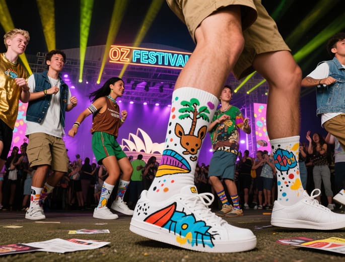 custom printed socks australia