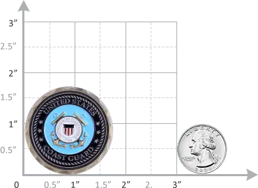 1.75" (44.5mm) Custom Coin
