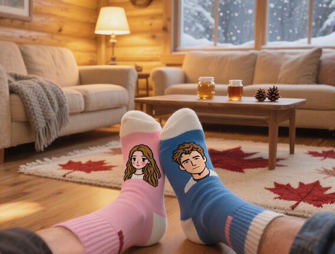 custom socks canada gift