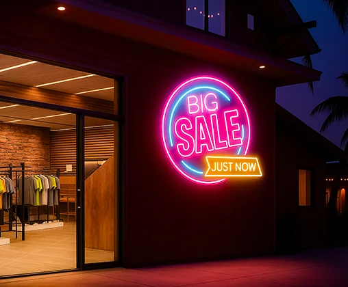 LED-Schild für Unternehmen