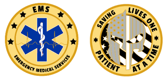 Emergency Medical Services Custom Coins