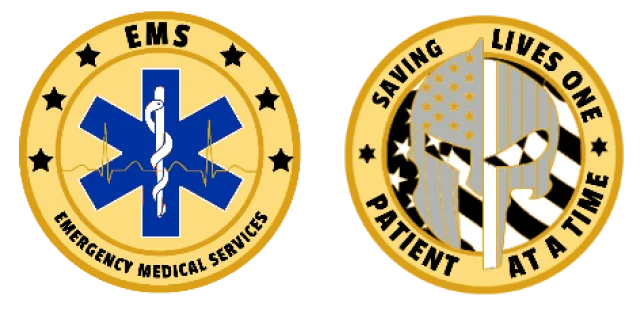 Emergency Medical Services Custom Coins Emergency Medical Services Custom Coins