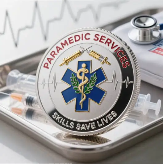 Paramedic Services EMS Challenge Coins Paramedic Services EMS Challenge Coins