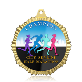 Custom Half Marathon Medal