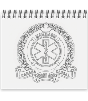 a rough draft or an idea of EMS challenge coins
