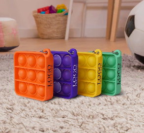 Mini Push Pop Bubble Keychains