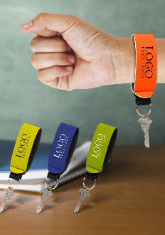 Neoprene Strap Keychains