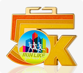 Custom 5K Race Medals