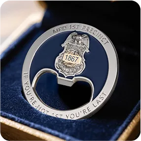 Custom Bottle Opener Challenge Coin