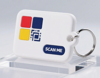 PVC QR Code Keychains
