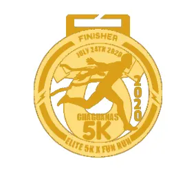Custom Van Sertima Run Medals