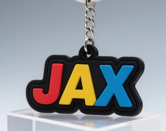 Rubber Name Keychains