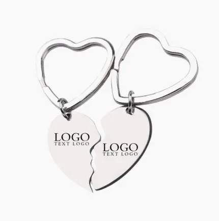 Heart-Shaped Puzzle Couples Keychains