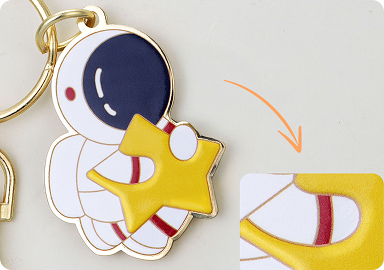 UV Layered Couples keychains