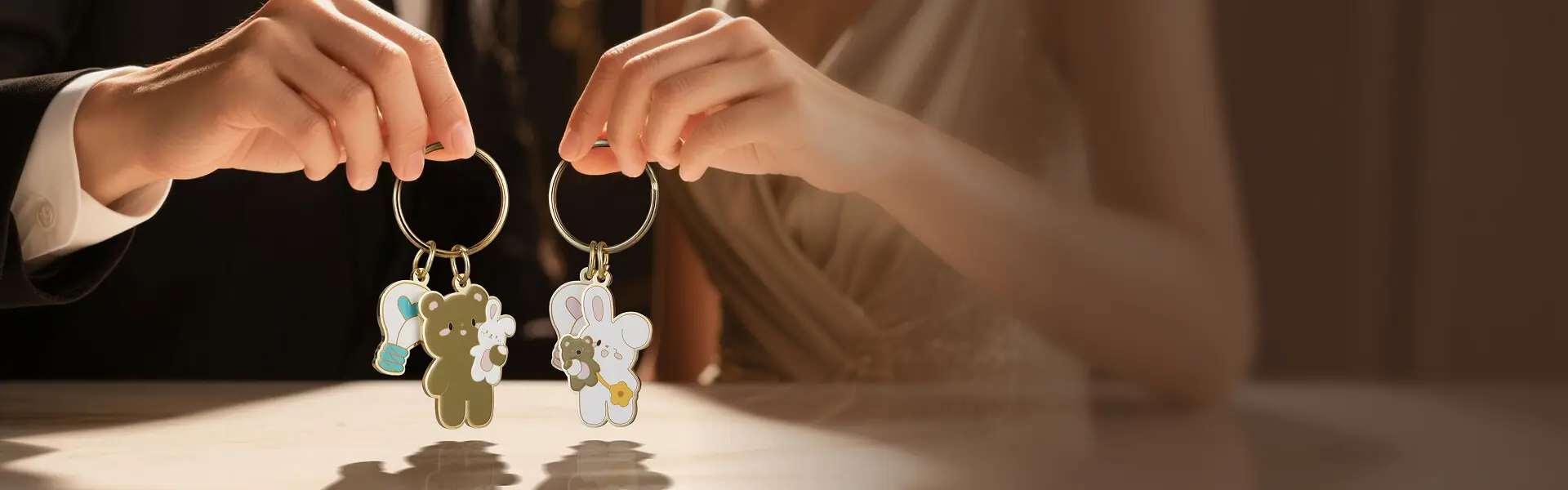 matching keychains for couples