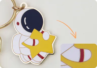 Printed Couples Keychains