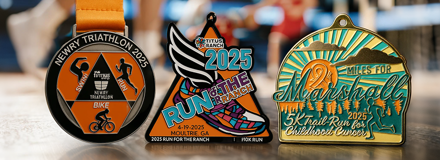 Fully Customizable Athletics Medals