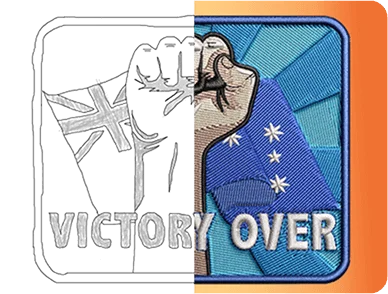 Free Real-Life Preview Of Custom Patches