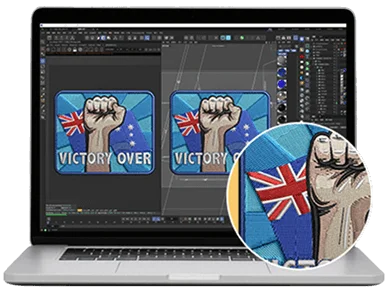 Check and Modify Custom Embroidered Patches Australia Freely