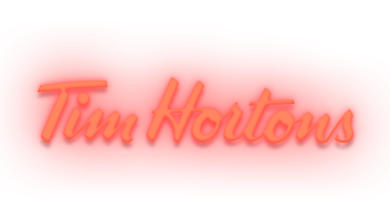 Tim Hortons Neon Signs