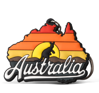 Personalised Rubber keyrings australia