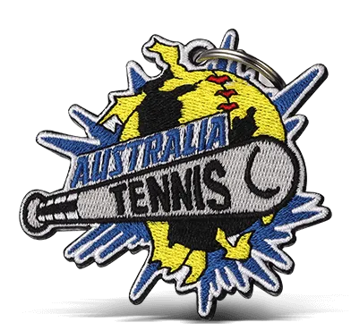 cool design embroidered keyrings