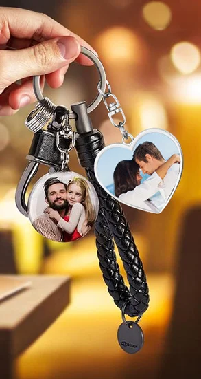 Custom personalized photo keychains