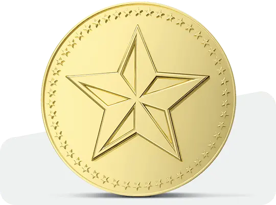 Shiny Gold Challenge Coins
